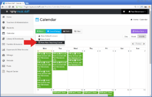 Non Teaching Event In My Music Staff